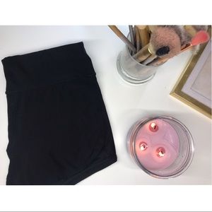 Black athletic shorts